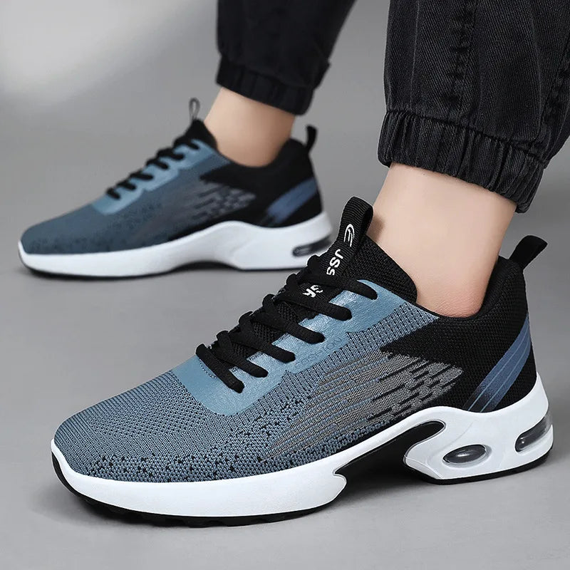 Corrado Bellari Men’s Air-Cushion Mesh Sneakers