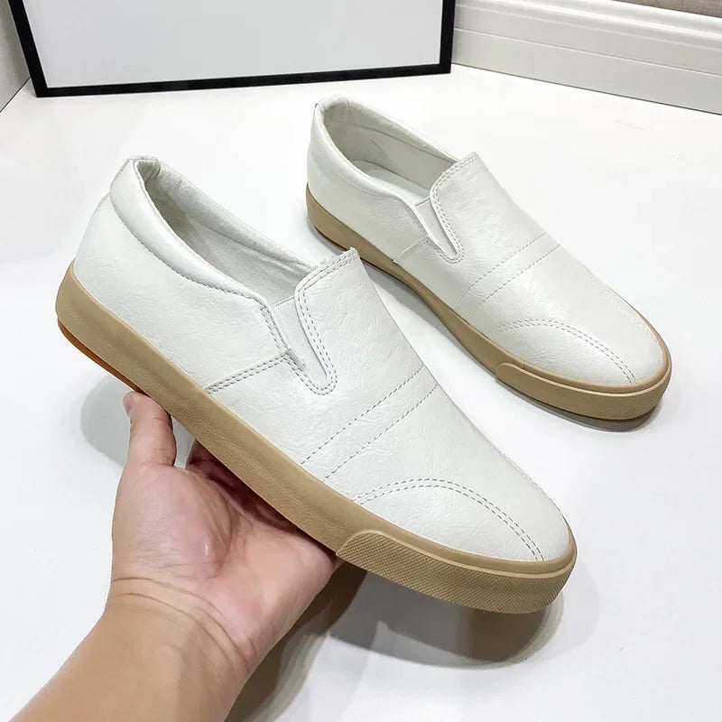 Lionel Portavani Men’s Leather Slip-On Loafers