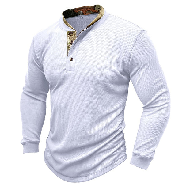 Vinthentic Terry Long Sleeve Henly Shirt