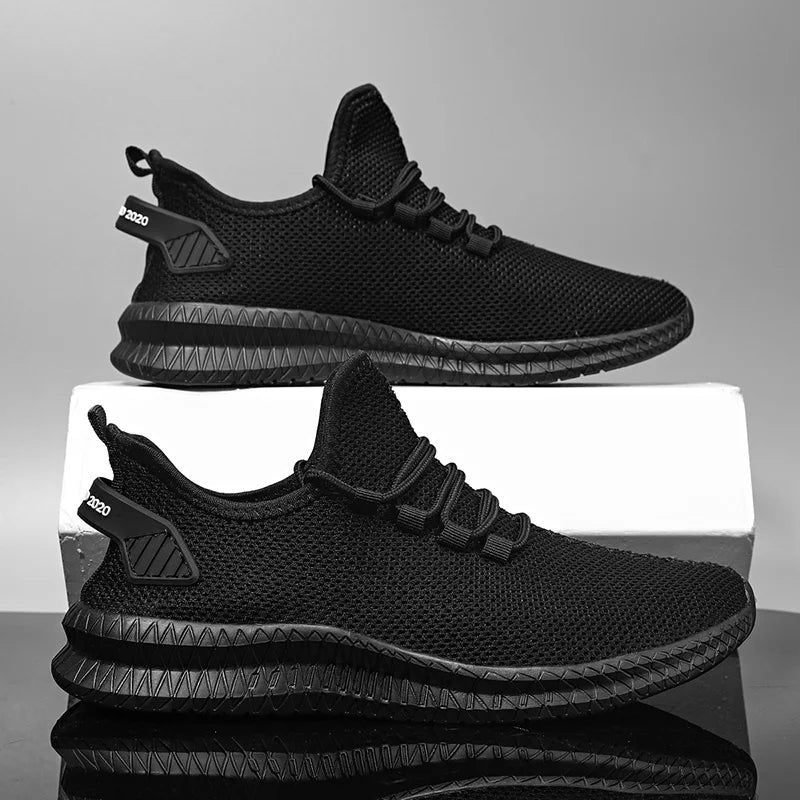 Auguste Zanobetti Men’s Knit Mesh Lightweight Sneakers
