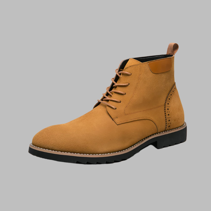 Flavio Botticelli High-Top Leather Oxford Boots