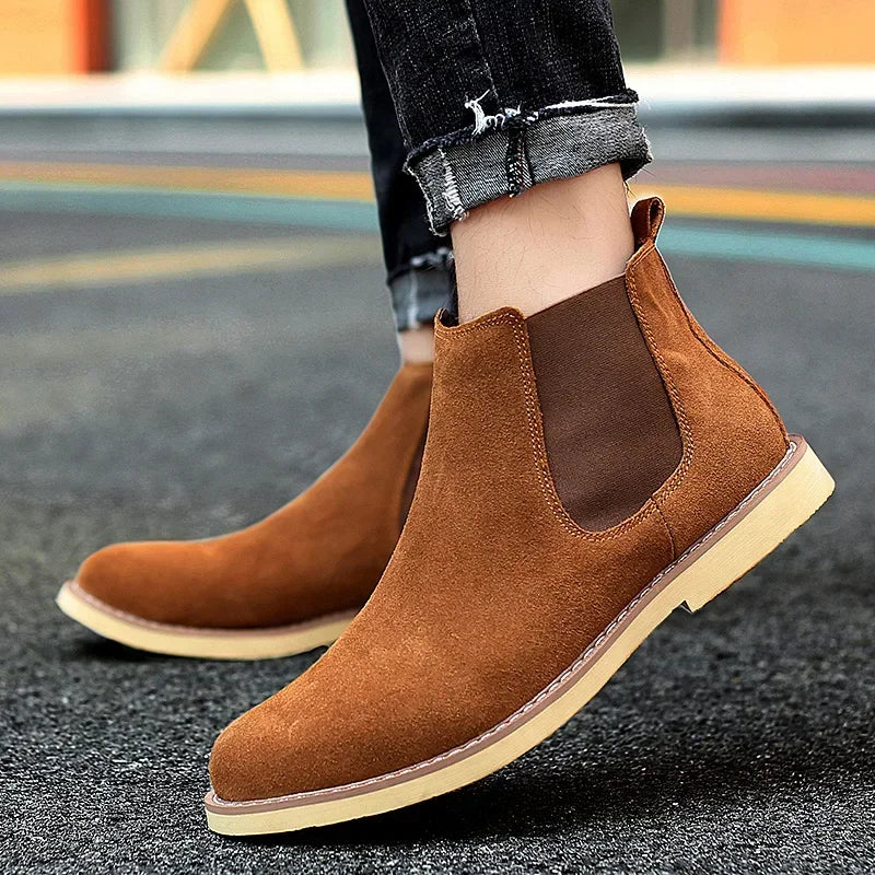 Augustus Bramley Leather Chelsea Boots