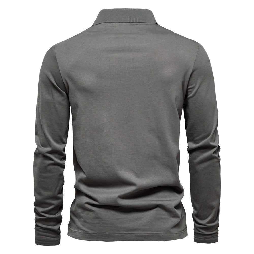 Vinthentic Heritage Men's Long Sleeve Polo