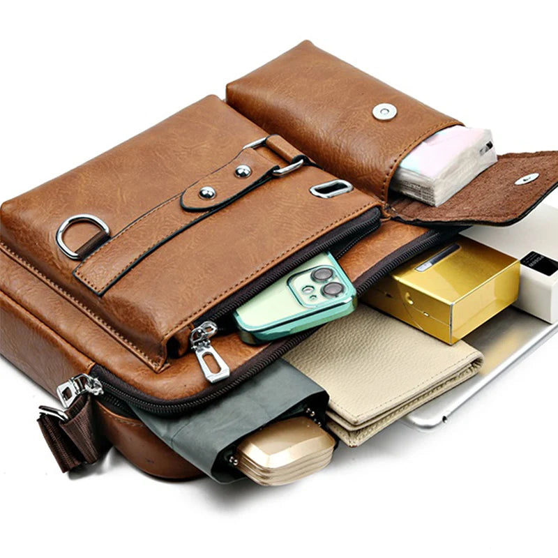 Men's Retro Briefcase Bag Laptop