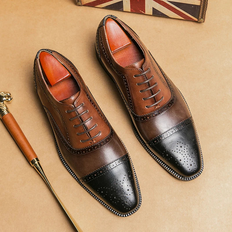 Matteo Caruso Leather Brogues Shoes