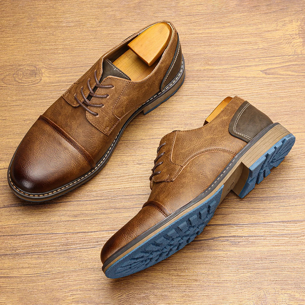 Clément Travaglini Leather Derby Dress Shoes