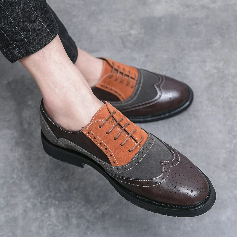 Antonio Voci Leather Brogues Shoes