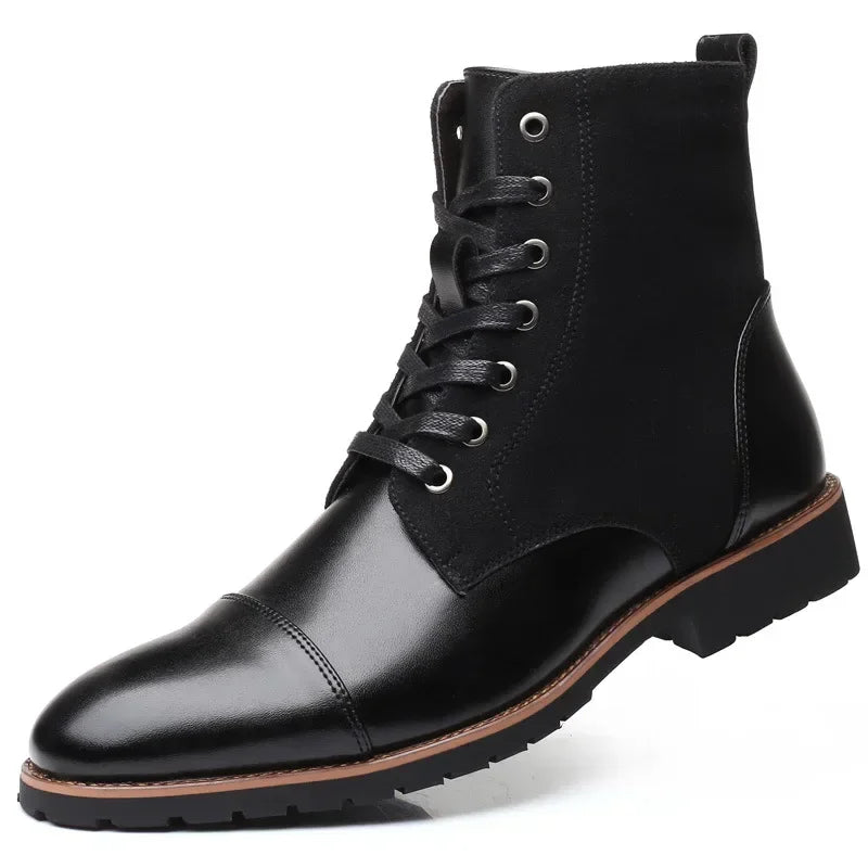 Rockport Crown Leather Lace-up Boots