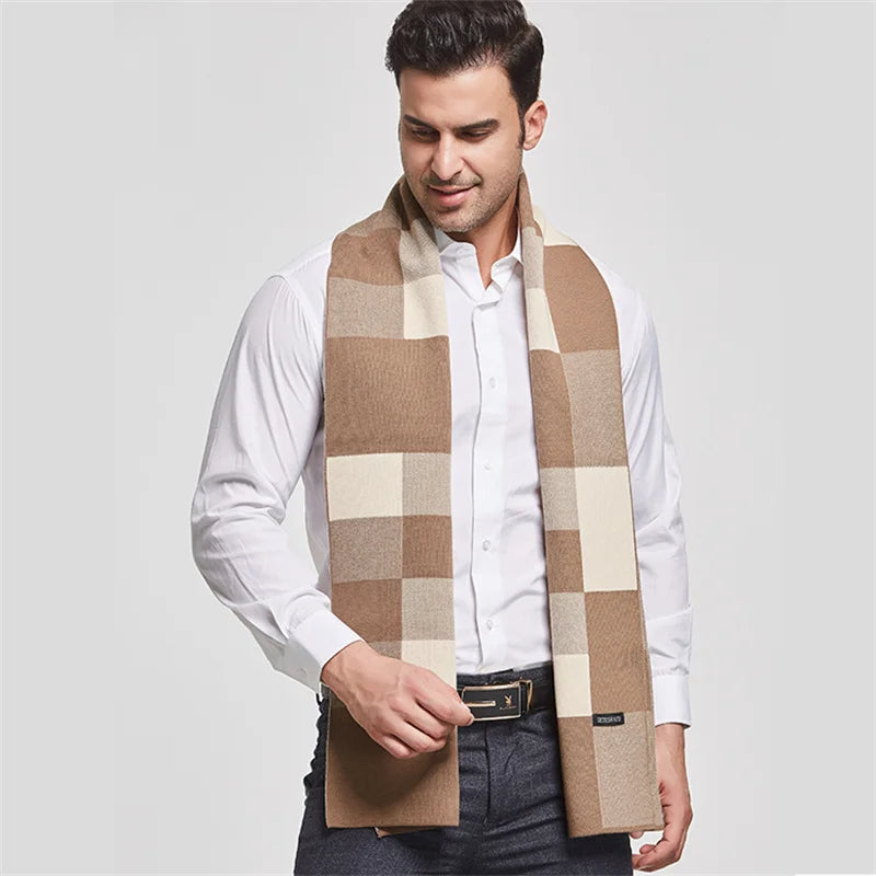 Vinthentic Men’s Cashmere Feel Business Scarf