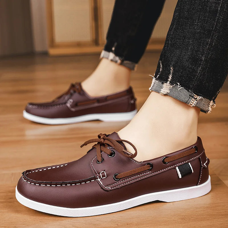 Jules Marchesani Leather Moccasins – Casual Slip-On Loafers