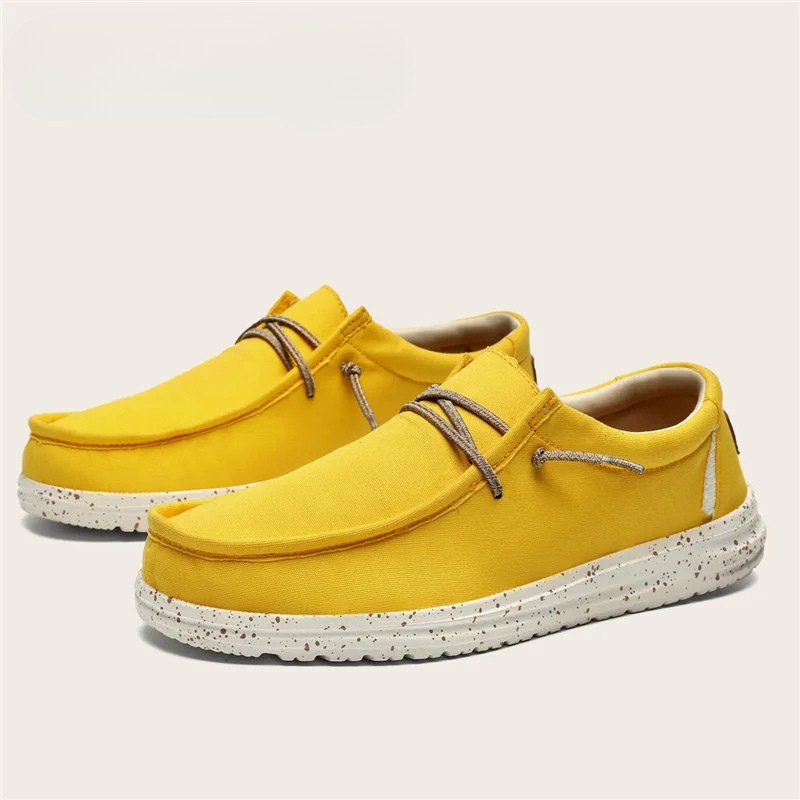 Lelio Castagnoli Men's Casual Canvas Loafers
