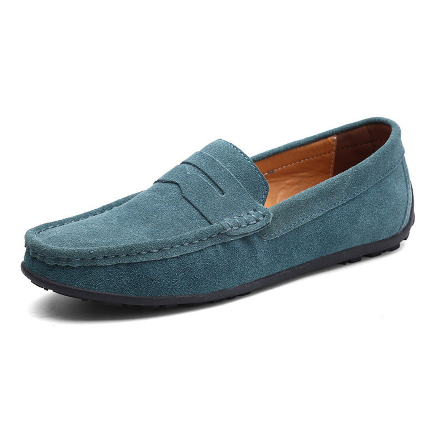 Men's Leather Slip-On Loafers
