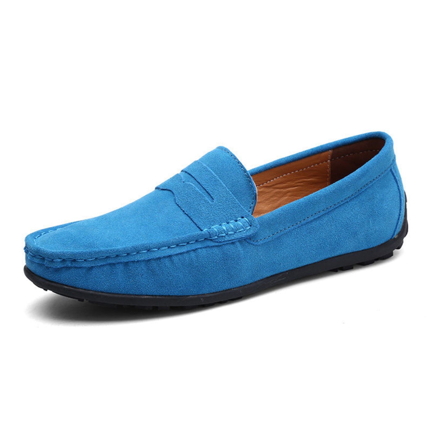 Men's Leather Slip-On Loafers