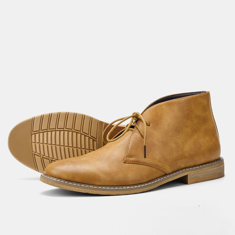 Men's Classic Leather Lace-Up Boots