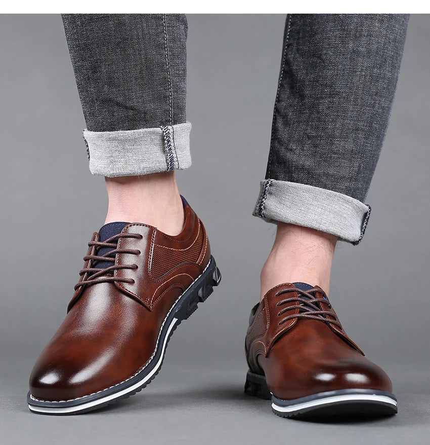 Men's Orthopedic Leather Durable Shoes