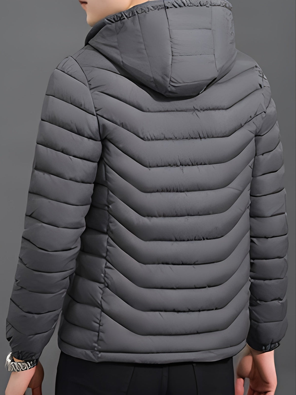 Lightweight hooded jacket styled for casual everyday wear