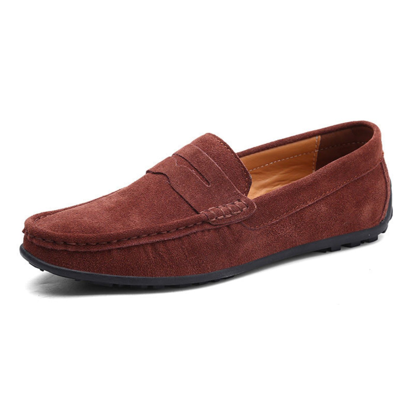 Men's Leather Slip-On Loafers