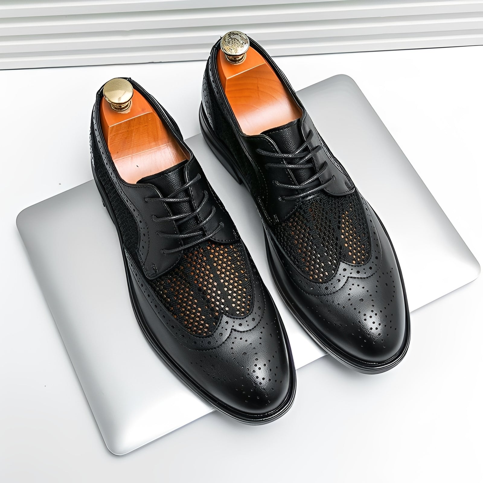Men's Leather Formal Oxford Shoes Classic Design
