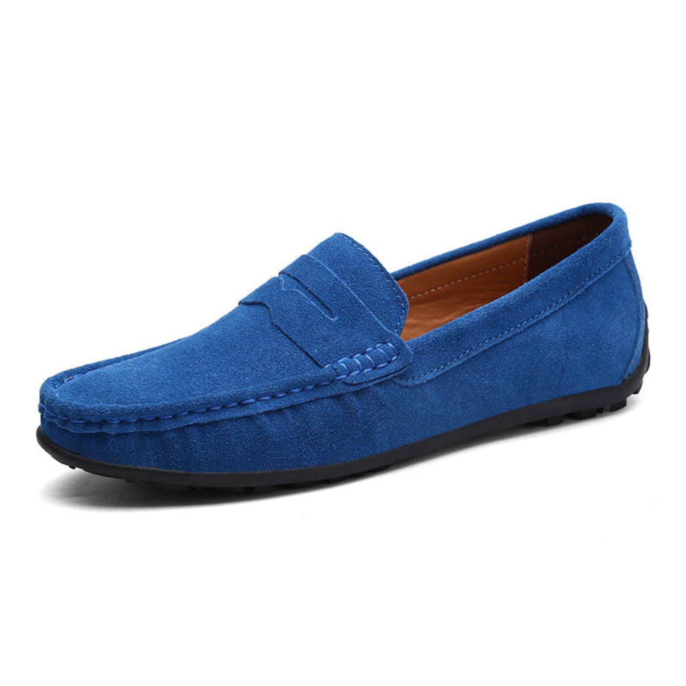 Men's Leather Slip-On Loafers
