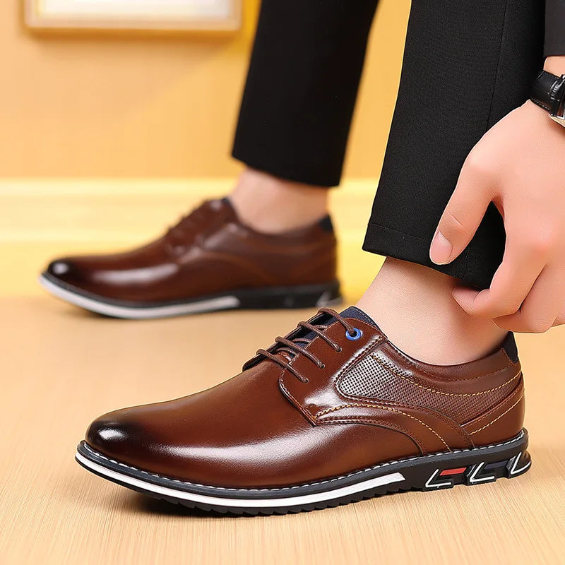 Men's Orthopedic Leather Durable Shoes