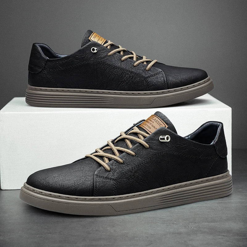 Men's Genuine Leather Sneakers