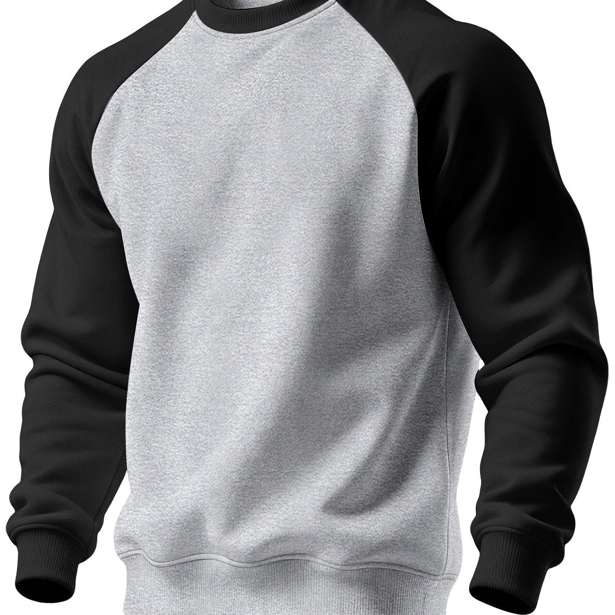 Men's Raglan Sleeve Sweatshirt Relaxed Fit