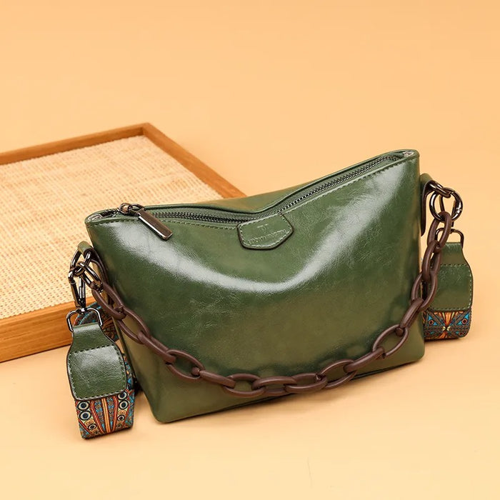 Vintage Washed Rugged Crossbody Bag main image 1