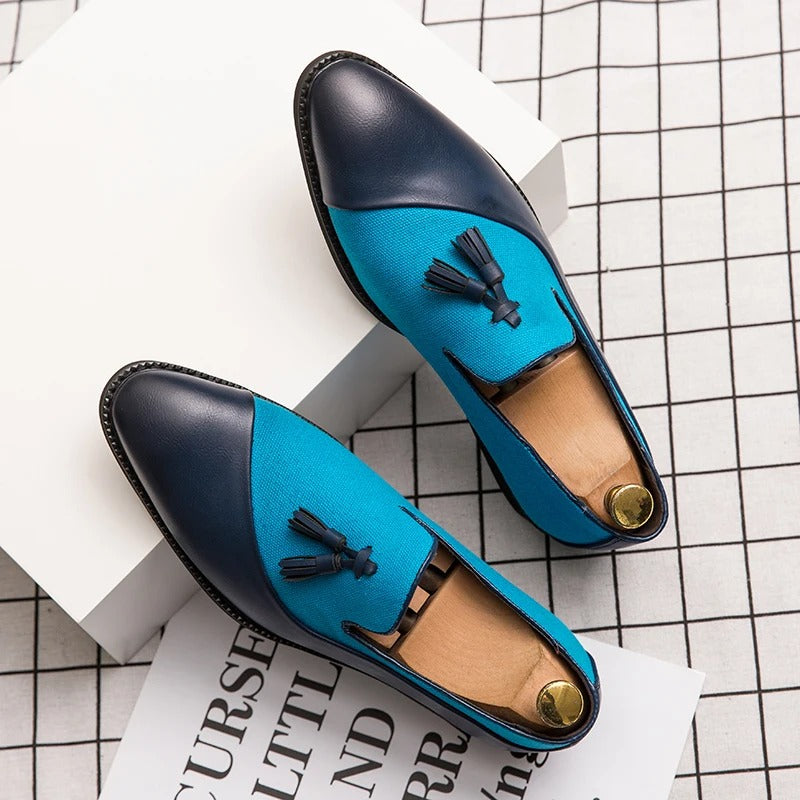 Louis Nattero Leather Tassel Loafers