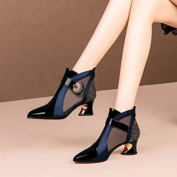 Vinthentic Cleopatra Leather Heels