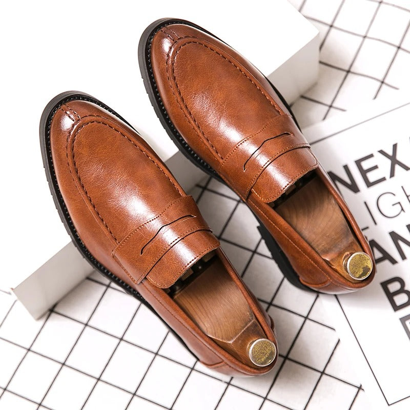 Leonardo de' Ginori Genuine Leather Loafers
