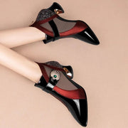 Vinthentic Cleopatra Leather Heels