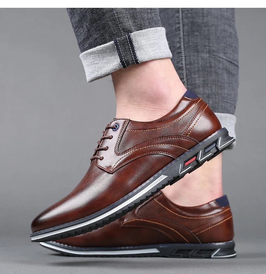 Men's Orthopedic Leather Durable Shoes