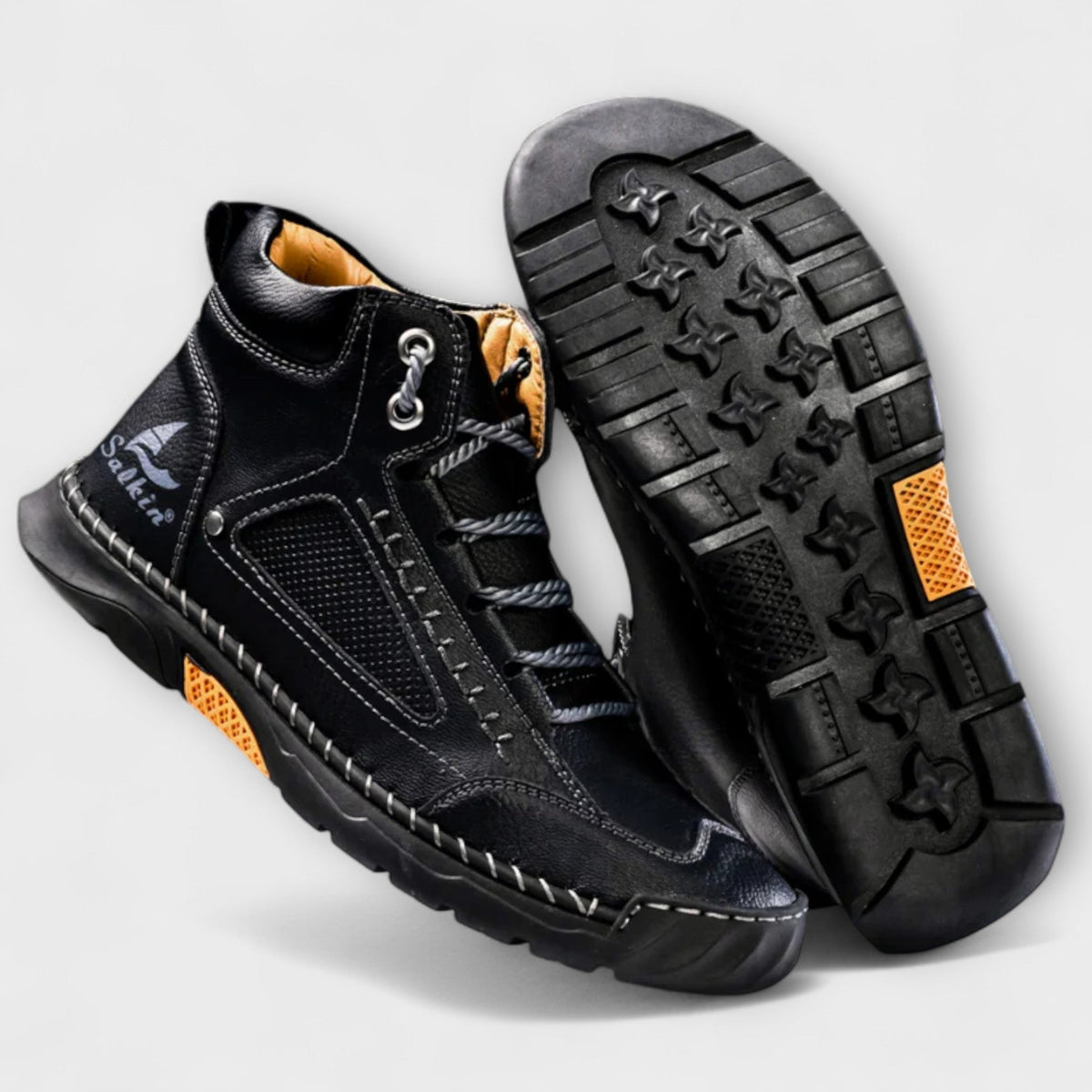 Men's leather boots styled for casual outfits