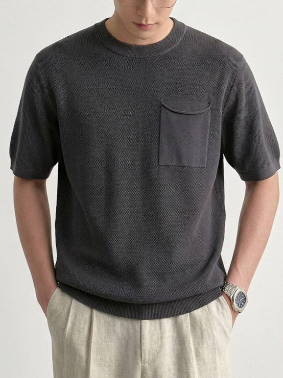 Textured Relaxed Fit Polo