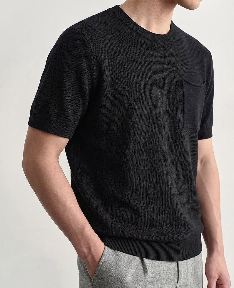Textured Relaxed Fit Polo