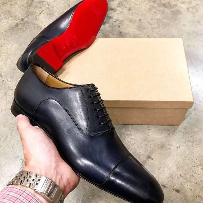 Luca Giordano Leather Oxford Shoes