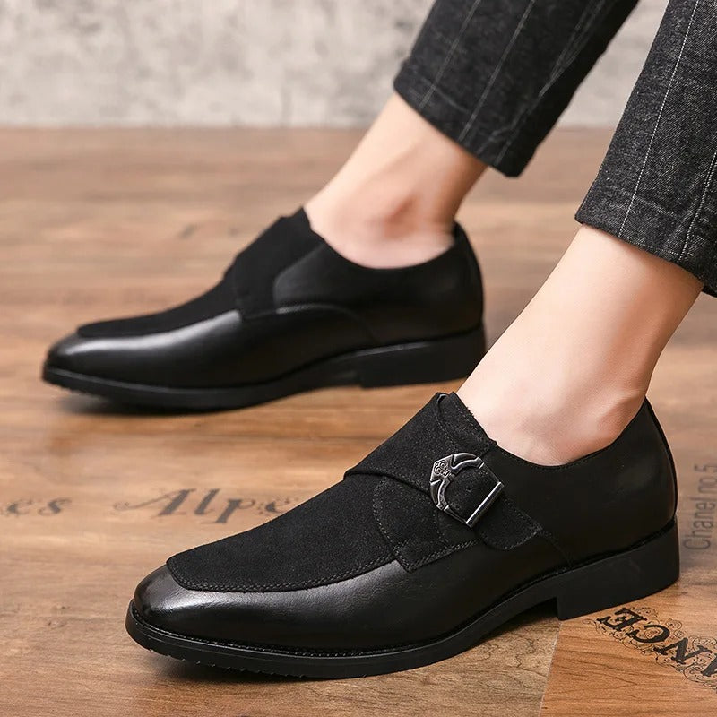 Hilma Klint Leather Monk Strap Shoes