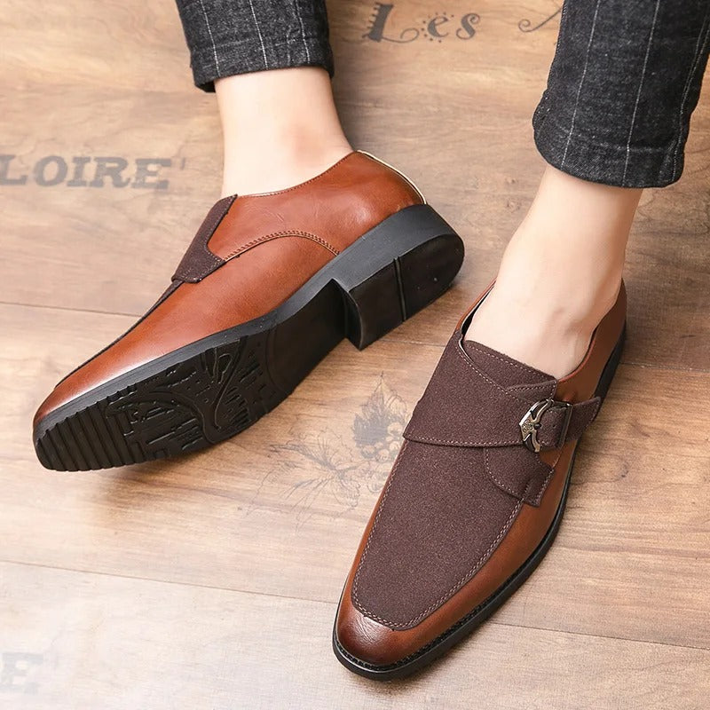 Hilma Klint Leather Monk Strap Shoes