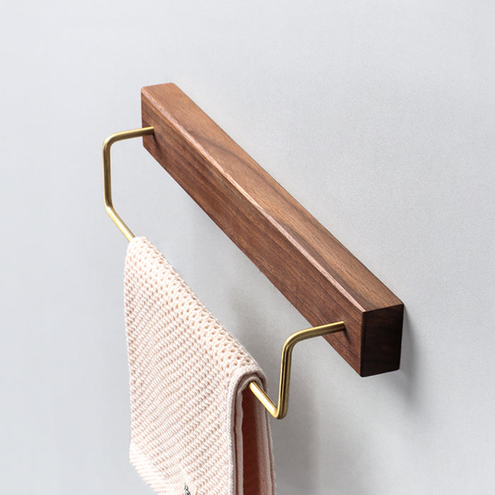 Vinthentic Wooden Bath Towel Rail