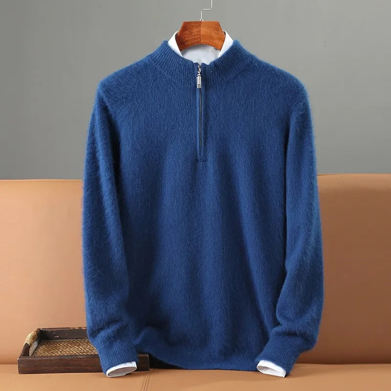 Giuliano Bugiardini Zipper Cashmere Sweater
