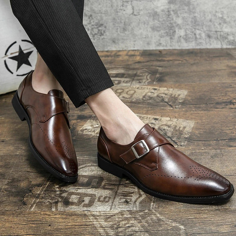 Paris Bordone Leather Dress Shoes