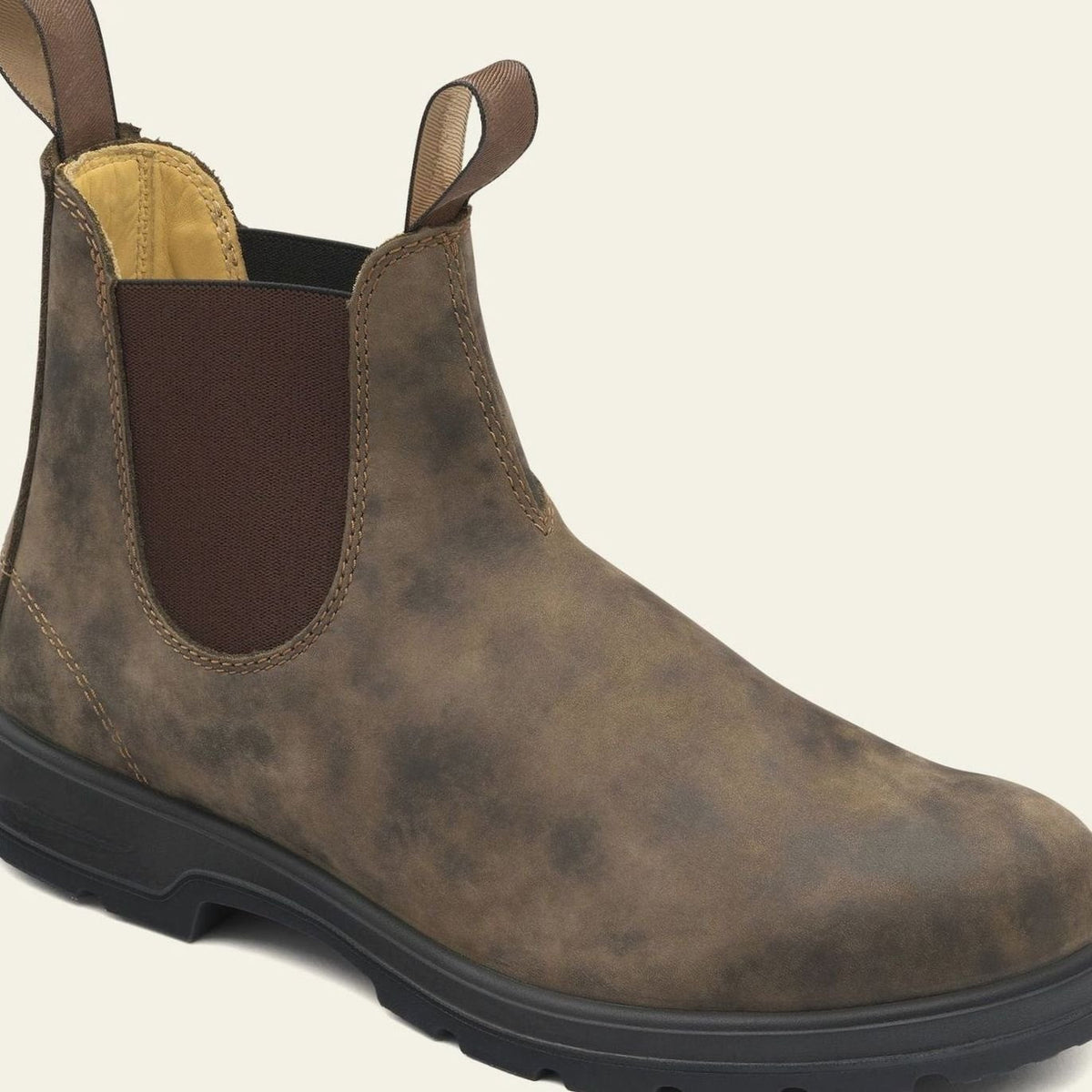 Men's Leather Chelsea Pull Tab Boots