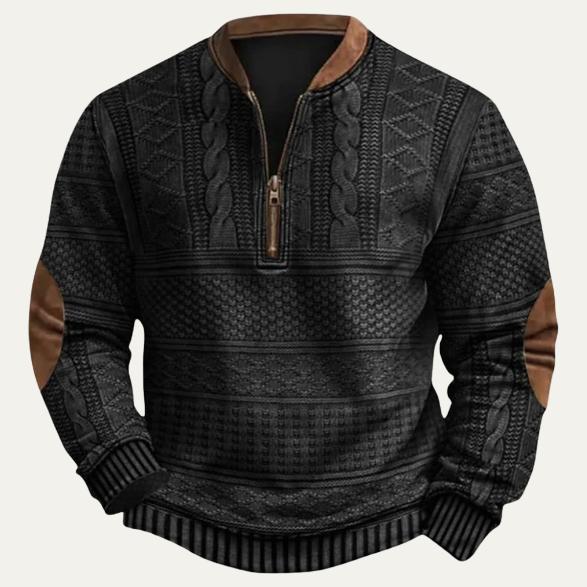 Oversized button-front cardigan displayed from the front