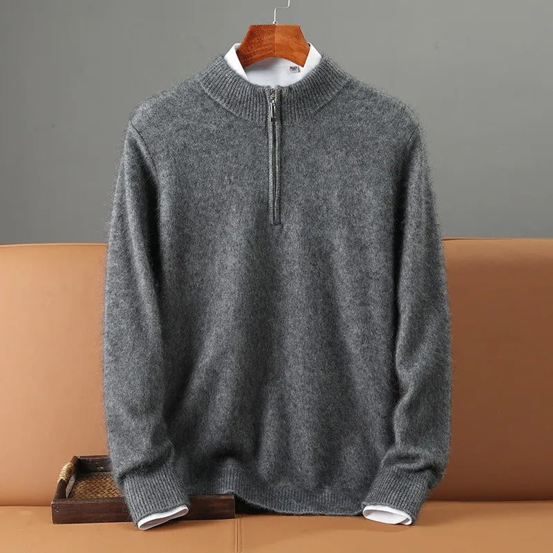 Giuliano Bugiardini Zipper Cashmere Sweater