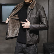 Aumari Men's Leather Jacket