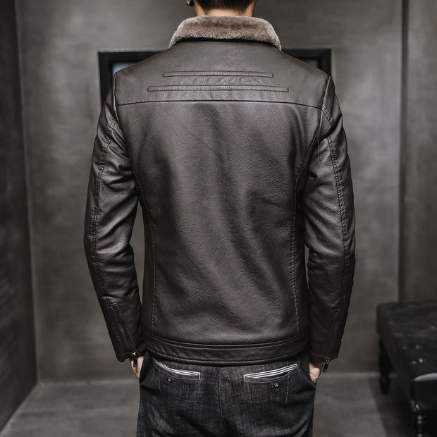 Aumari Men's Leather Jacket