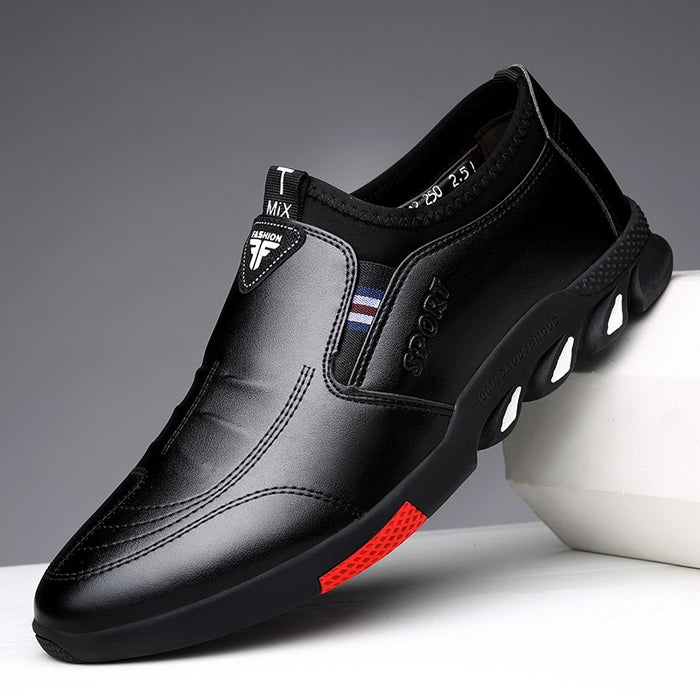 Italy men's leather shoes