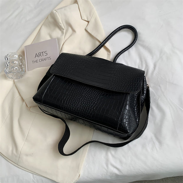 Aligator Women's Leather Shoulder Bag