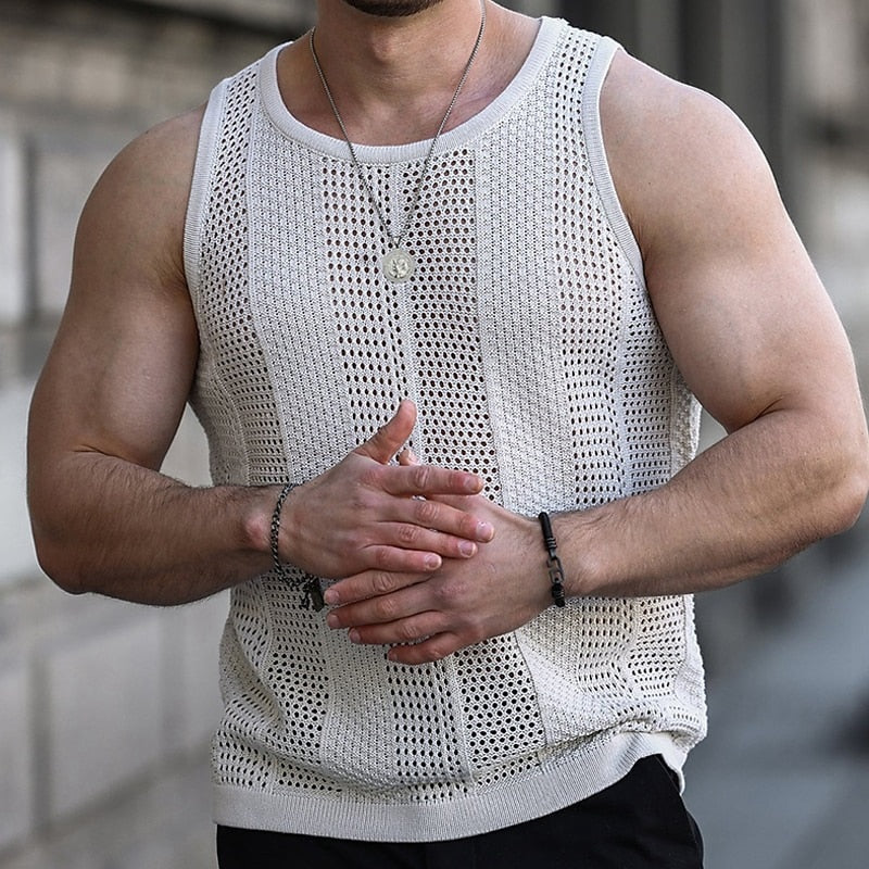 Vinthentic Rocco Men's Knitted Tank Top
