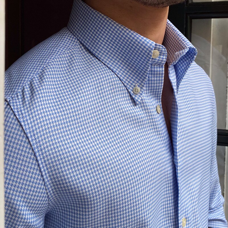 British Men's Elegant Button-Up Shirt